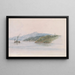 Stony Point nära Gibraltar vid Hudsonfloden, USA, 24 juli 1846 - Michael Seymour — inramlat konstverk på väggen