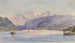 Les Highlands depuis Newburgh et Butter Hill, rivière Hudson - Michael Seymour — vy av konstverket