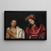 Vêtir les nus - Michael Sweerts — inramlat konstverk på väggen