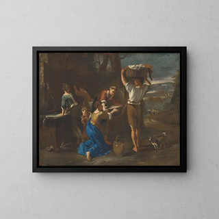 Michelangelo Cerquozzi - Washerwomen at the well.webp