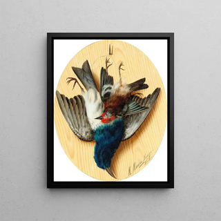 Michelangelo Meucci - Still Life with Songbirds II.webp