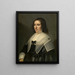 Christina Pijll - Michiel Jansz. van Mierevelt — inramlat konstverk på väggen