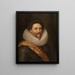 Frederik Hendrik Nassau Prins av Oranje - Michiel Jansz. van Mierevelt — inramlat konstverk på väggen