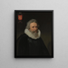 Jacob van Dalen 1570-1644 kallad Vallensis - Michiel Jansz. van Mierevelt — inramlat konstverk på väggen