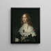 Portrait of Aegje Hasselaer - Michiel Jansz. van Mierevelt — inramlat konstverk på väggen