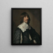 porträtt av Henrick Hooft - Michiel Jansz. van Mierevelt — inramlat konstverk på väggen