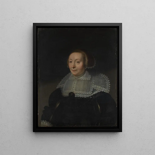 Michiel Jansz Van Mierevelt - Portrait of a Woman with a Lace Collar.webp