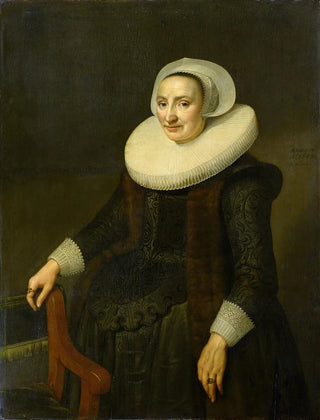 Michiel Jansz Van Mierevelt - Portrait of an Elderly Woman.webp