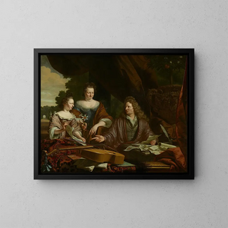 Michiel Van Musscher - David 16541729 Agneta c 16581719 and their daughter Catherina 16831729 de Neufville.webp