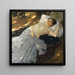 Midsummer - Leo Putz — inramlat konstverk på väggen