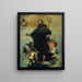 Saint François Xavier - Miguel Cabrera — inramlat konstverk på väggen