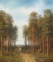 Väg genom tallskogen - Mikhail Konstantinovich Klodt — vy av konstverket