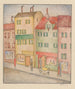 Rue avec une pâtisserie - Mikuláš Galanda — vy av konstverket