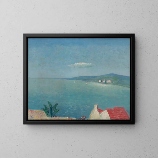L'Adriatique - Mikuláš Galanda — inramlat konstverk på väggen