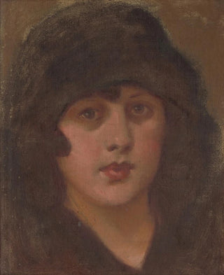 Milan Thomka Mitrovsk - Lady in a black hat.webp