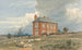 Irmingland Hall Norfolk - Miles Edmund Cotman — vy av konstverket