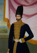 Jalal al-Din Mirza son till Fath Ali Shah Qajar - Mirza Abolhassan Khan Ghaffari — vy av konstverket