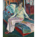 Reproduktion av målningen Modell sittande på soffan - Edvard Munch
