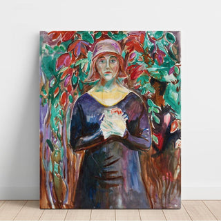 Modèle dans le jardin - Edvard Munch | Reproduction Tableau Décoration murale affiche copie