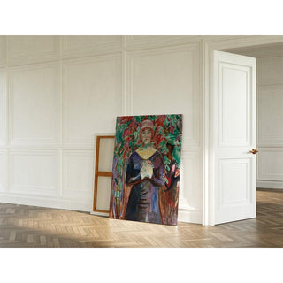 Modèle dans le jardin - Edvard Munch | Reproduction Tableau Décoration murale affiche copie