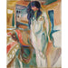 Reproduktion av målningen Modell av rottingstolen - Edvard Munch