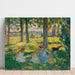 Reproduktion av målningen Montévrain, la Partie de Campagne - Henri Lebasque