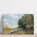 Reproduktion av målningen Moret: Rännilar av Loing - Alfred Sisley