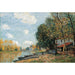 Reproduktion av målningen Moret: Rännilar av Loing - Alfred Sisley