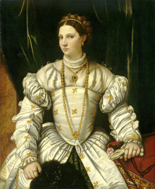 Moretto Da Brescia - Portrait of a Lady in White.webp