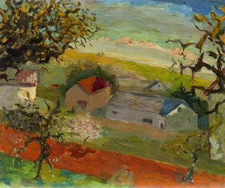 La Ferme aux Couches - Morgan Russell — vy av konstverket