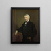 Cornelis Outshoorn 1810-75 Ingenjör och arkitekt - Moritz Calisch — inramlat konstverk på väggen