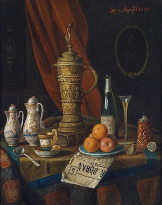 Moritz Mansfeld - Stillleben Mit Deckelhumpen.webp