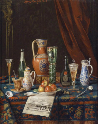 Moritz Mansfeld - Stillleben Mit Tageszeitung.webp