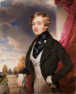 Moritz Michael Daffinger - Bildnis des Erbprinzen Ludwig II von Baden.webp