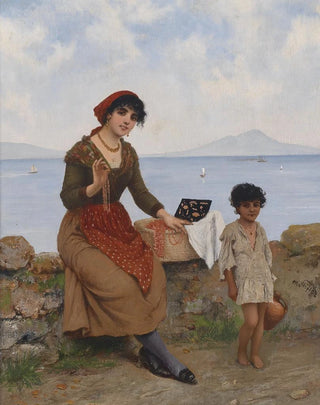 Moritz Stifter - Schmuckverkuferin an der Kste.webp