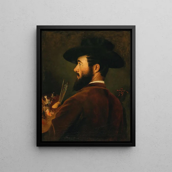 Moritz Stifter - Selbstbildnis mit Malerpalette.webp
