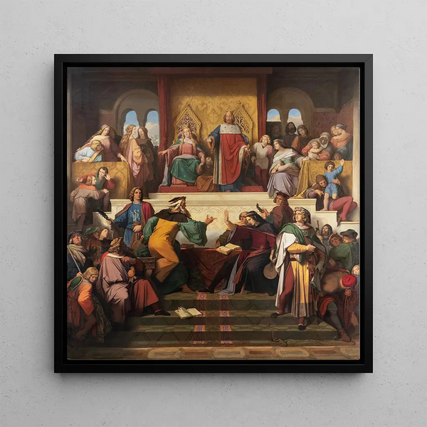 Moritz von Schwind - The Singers Contest on the Wartburg.webp