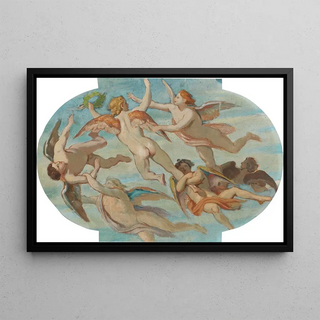 Moritz von Schwind - The Struggle for the Wreath.webp