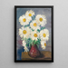 Bouquet de Marguerites - Moïse Kisling — inramlat konstverk på väggen
