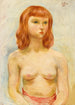ung blond kvinna - Moïse Kisling — vy av konstverket