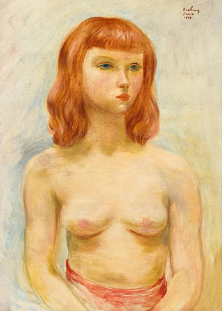 Mose Kisling - Jeune femme blonde.webp
