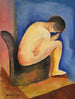 Jag sätter mig inte - Moïse Kisling — vy av konstverket