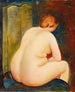 Pas en arrière - Moïse Kisling — vy av konstverket