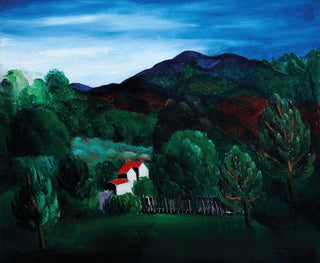 Landskap provençale - Moïse Kisling — vy av konstverket