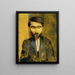 Mieczysław Zborowski 1889-1930 - Moïse Kisling — inramlat konstverk på väggen