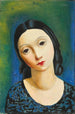 Tête de Jeune Fille - Moïse Kisling — vy av konstverket