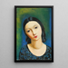 Tête de Jeune Fille - Moïse Kisling — inramlat konstverk på väggen