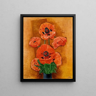 Mose Kisling - Vase de Pavots.webp