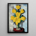 Vase de Tulipes - Moïse Kisling — inramlat konstverk på väggen