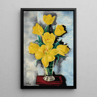 Mose Kisling - Vase de tulipes.webp